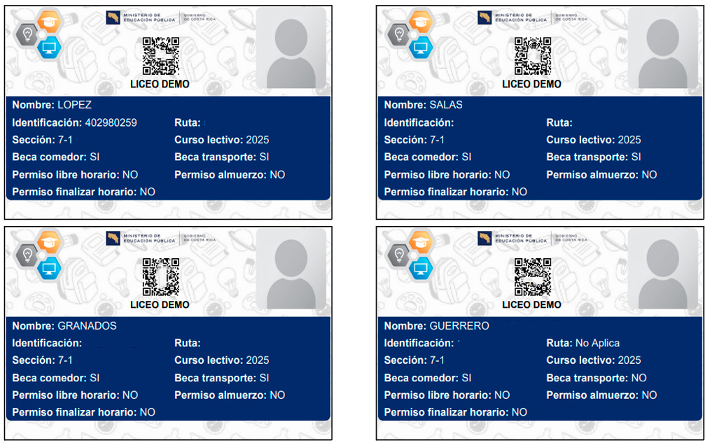 Carnet y QR Estudiantil
